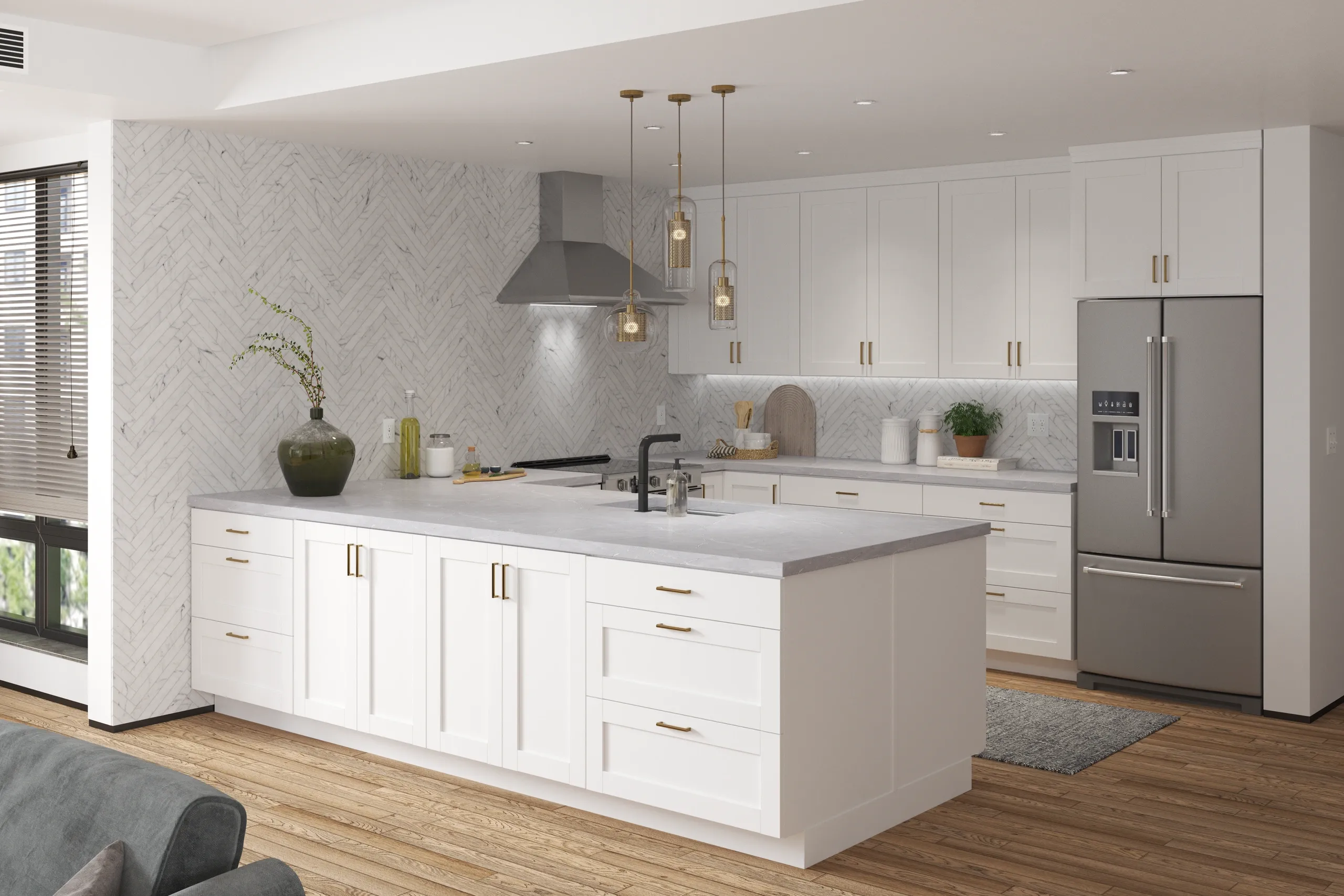 Sauder entry level kitchen